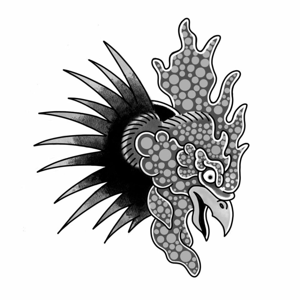 Lapivouane dragon tatouage japonais