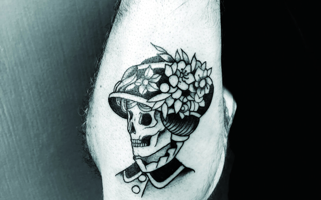 Veenom tattoo skull lady