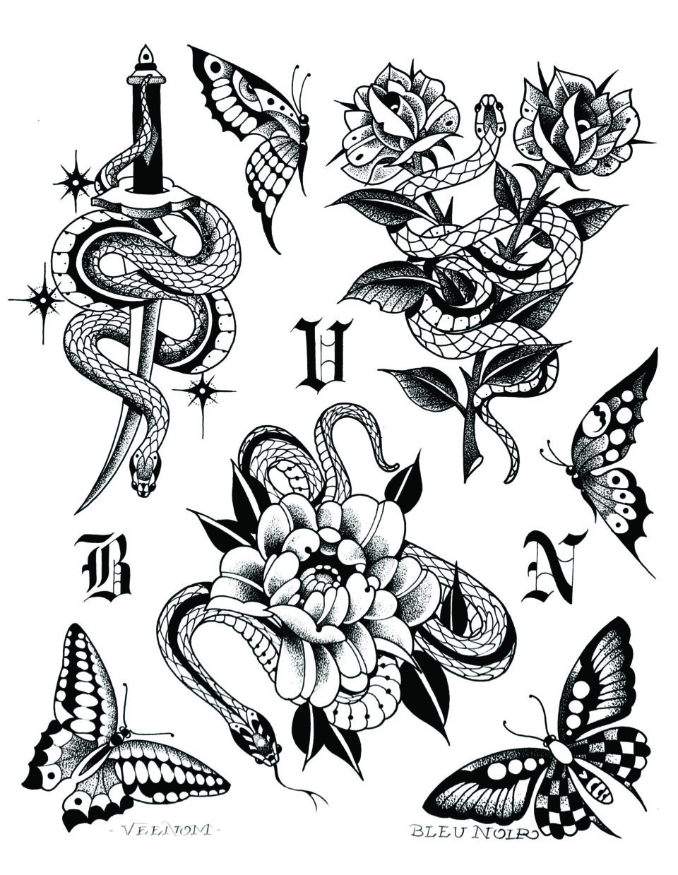 Veenom illustration tattoo