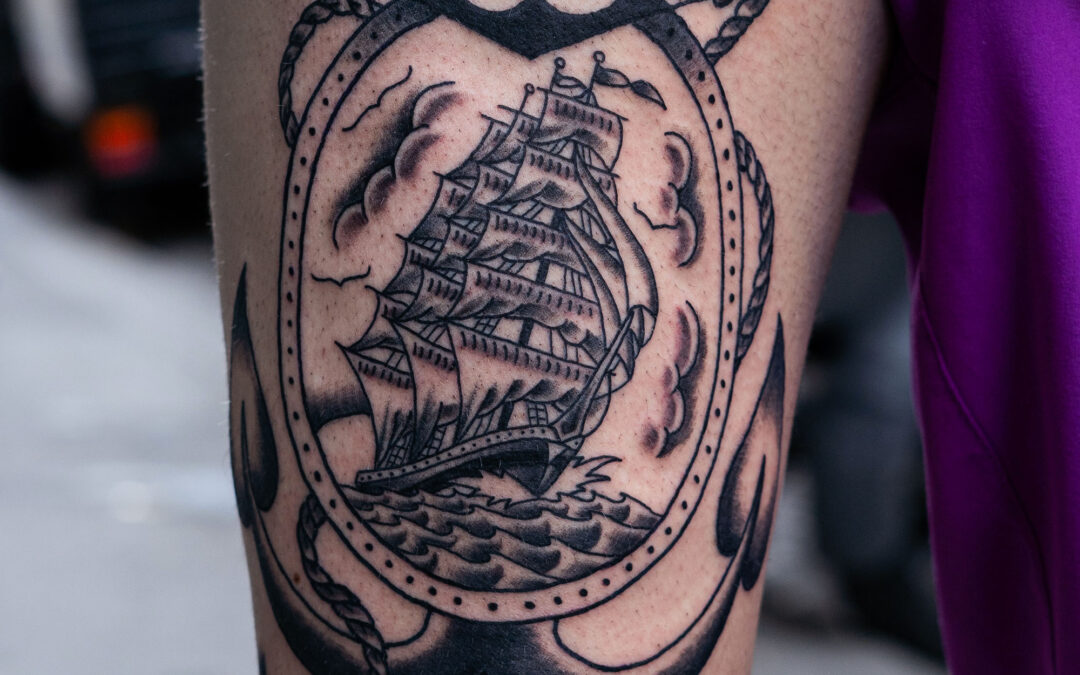 ondori tattoo navire marin