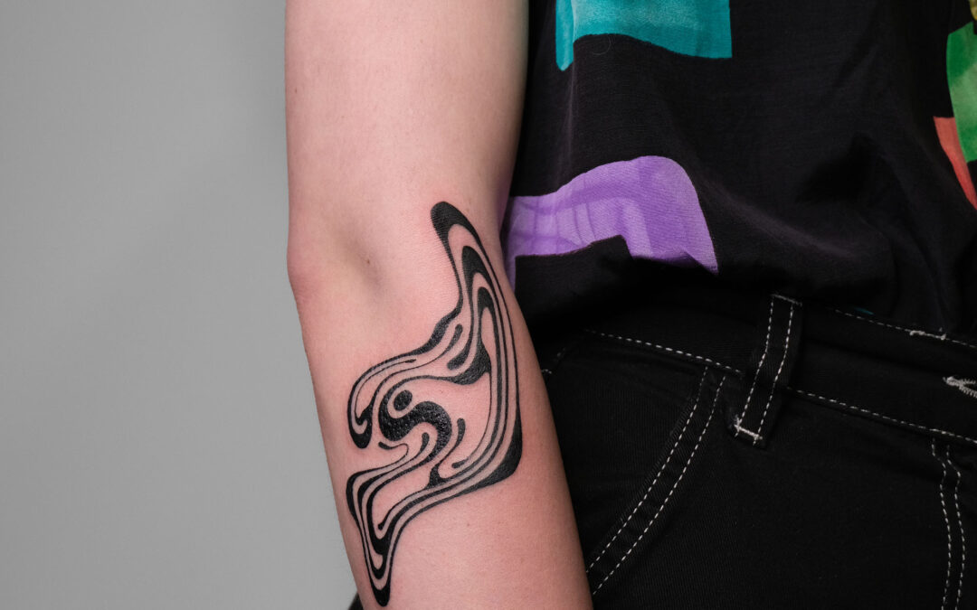 Violette Poinclou tattoo suminagashi