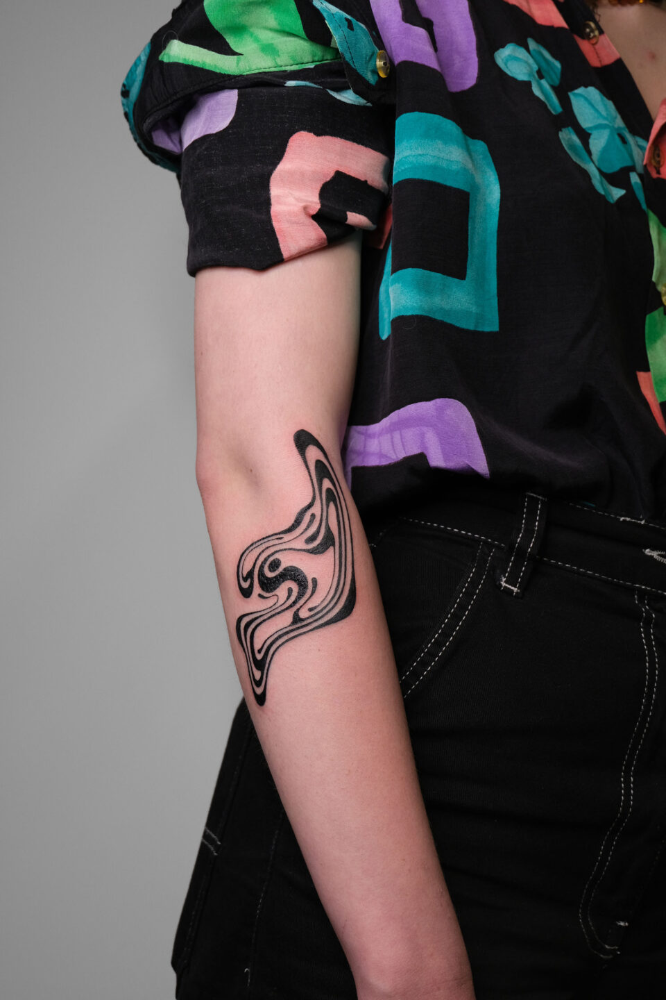 Violette Poinclou tattoo suminagashi