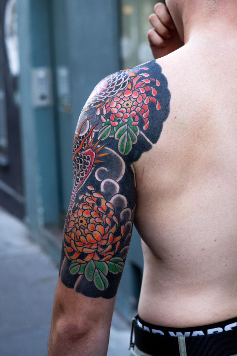 Ondori Japanese sleeve tattoo dragon