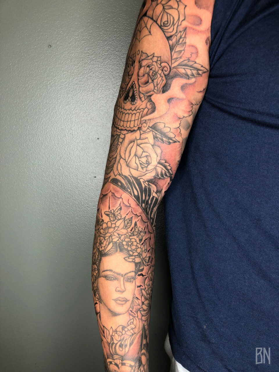 Veenom full sleeve tattoo
