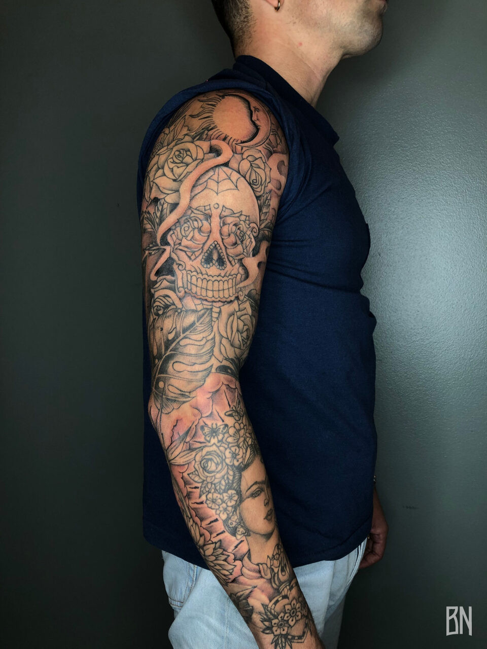 Veenom full sleeve tattoo