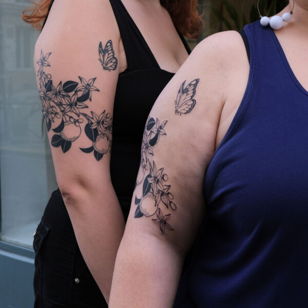 Matching Tattoo par Violette Poinclou