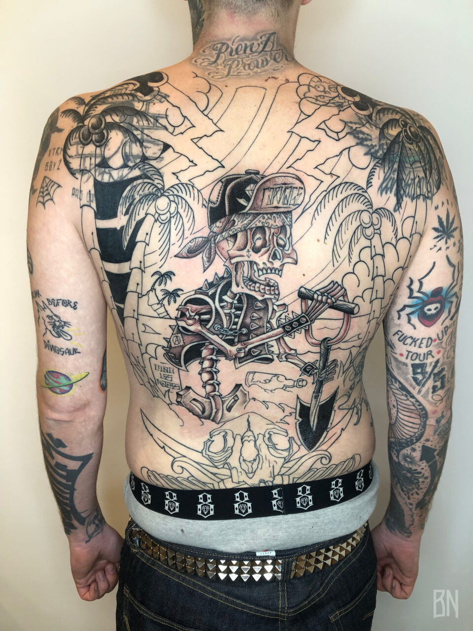 Veenom backpiece Julius skull