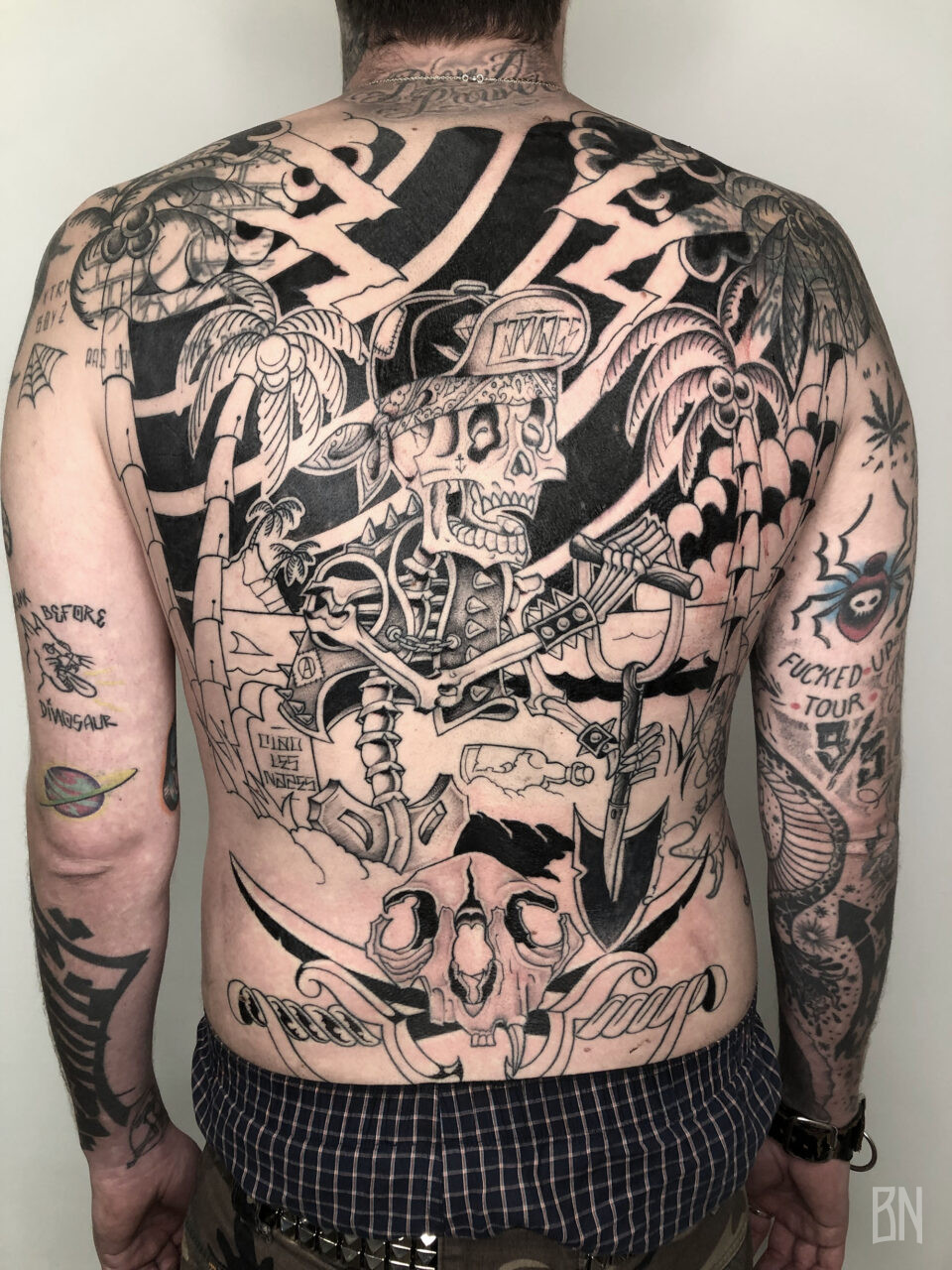 Veenom backpiece Julius skull