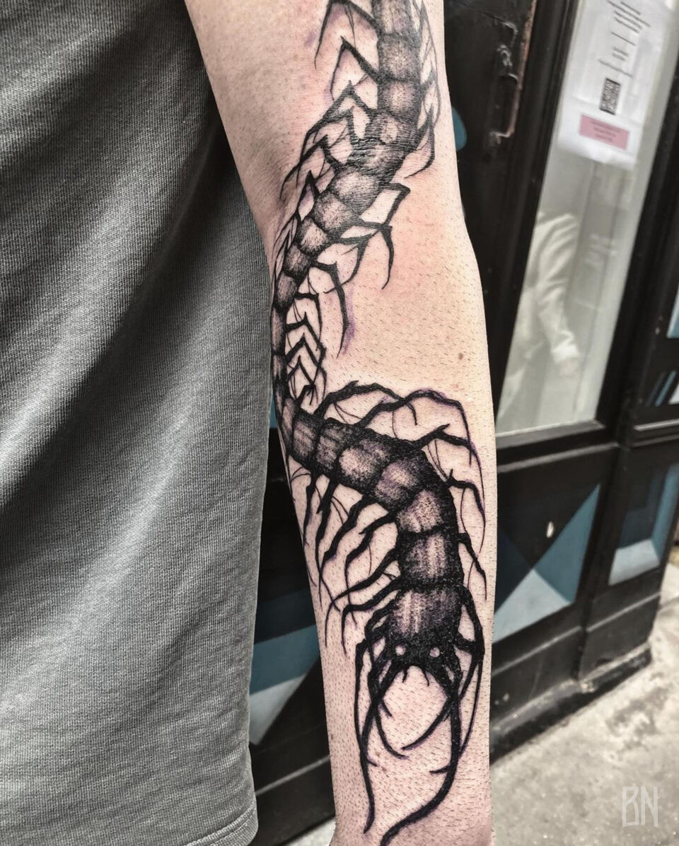 vesanie tattoo centipede