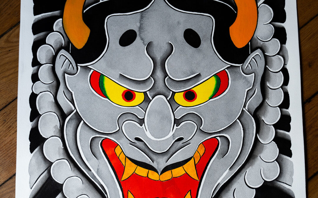 Peinture Hannya par Ondori