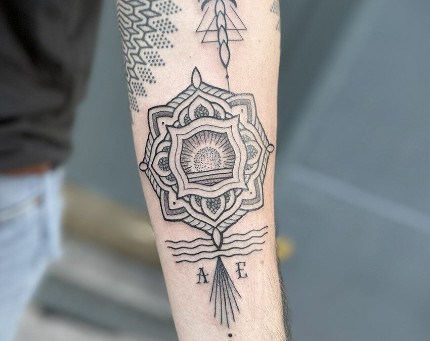 Mandala et Palmier par Jeykill